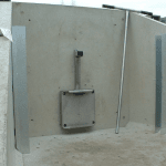 HDPE & Stainless Steel Wall Mounted Penstock - Ø 150mm - 3