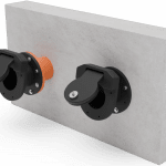 HDPE Flap Valve, Wall - Flange mounted  Angle of 10°  - Ø 0125mm - 3