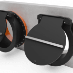 HDPE Flap Valve, Wall - Flange mounted  Angle of 10°  - Ø 0900mm - 3