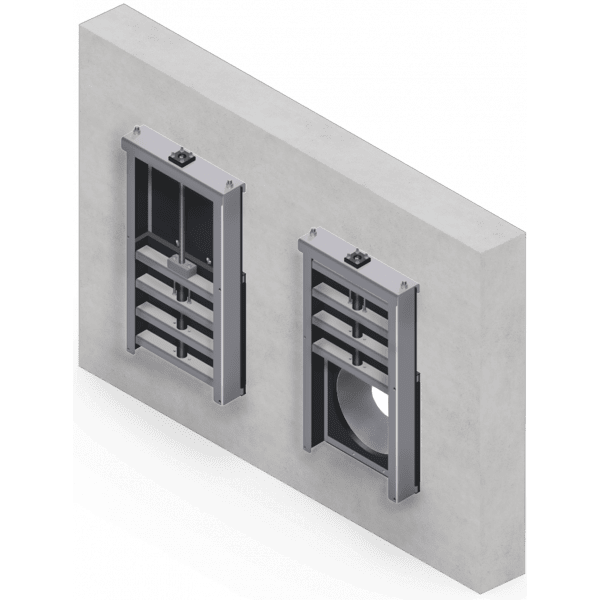 HDPE & Stainless Steel Wall Mounted Penstock  - ⌀ 0250mm