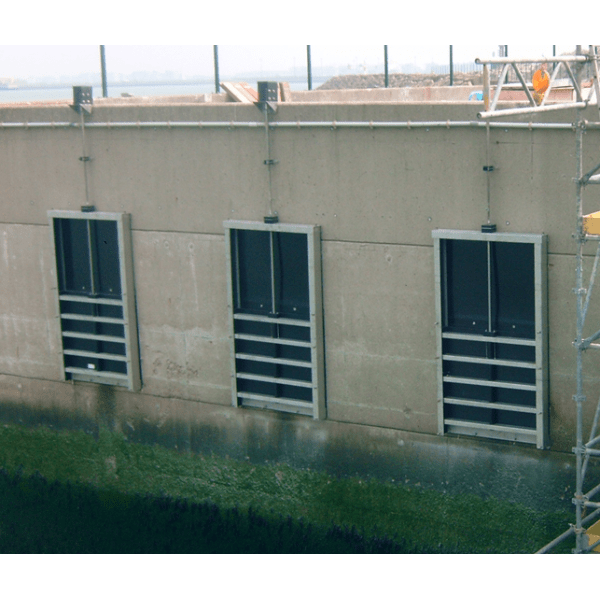 HDPE & Stainless Steel Wall Mounted Penstock  - ⌀ 0300mm - 4