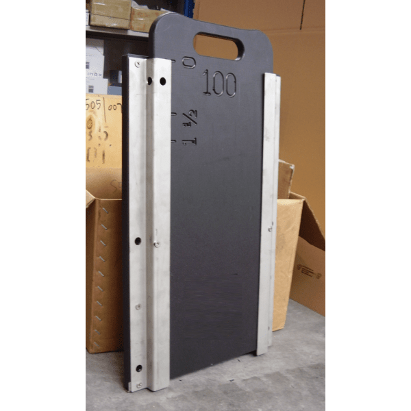 HDPE Hand Stop Gate Wall Mounted ≤ 1 MwC - Ø 400mm - 2