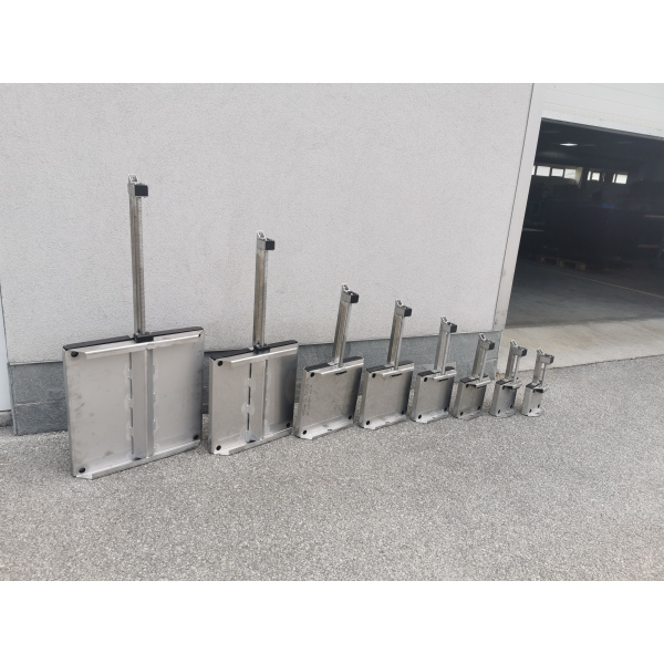 HDPE & Stainless Steel Wall Mounted Penstock - Ø 150mm - 2