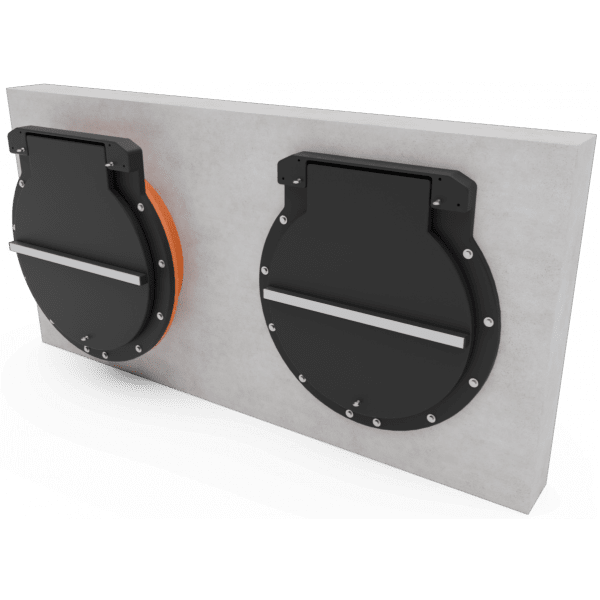 HDPE Flap Valve, Wall - Flange mounted  - Ø 0700mm - 4
