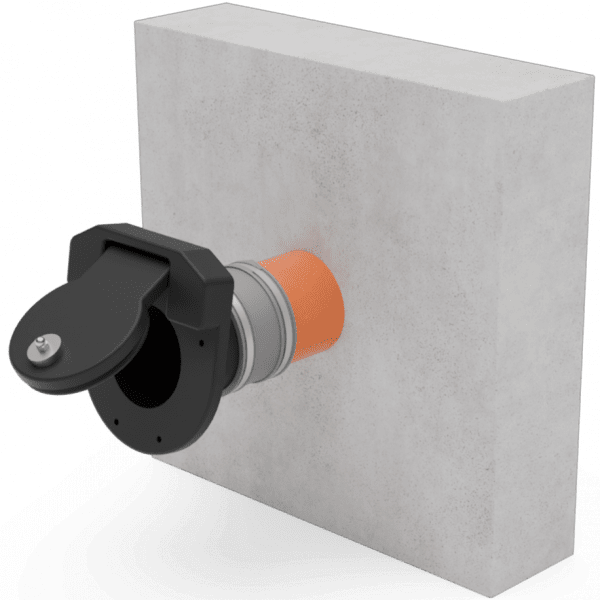 HDPE Flap Valve, Spigot mounted  - Ø 0125mm - 3