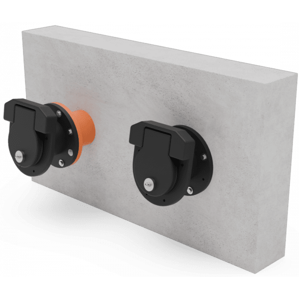 HDPE Flap Valve, Wall - Flange mounted  Angle of 10°  - Ø 0125mm - 4