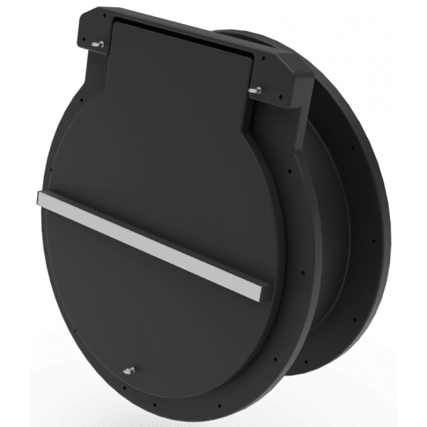 HDPE Flap Valve, Wall - Flange mounted  Angle of 10°  - Ø 0900mm - 2